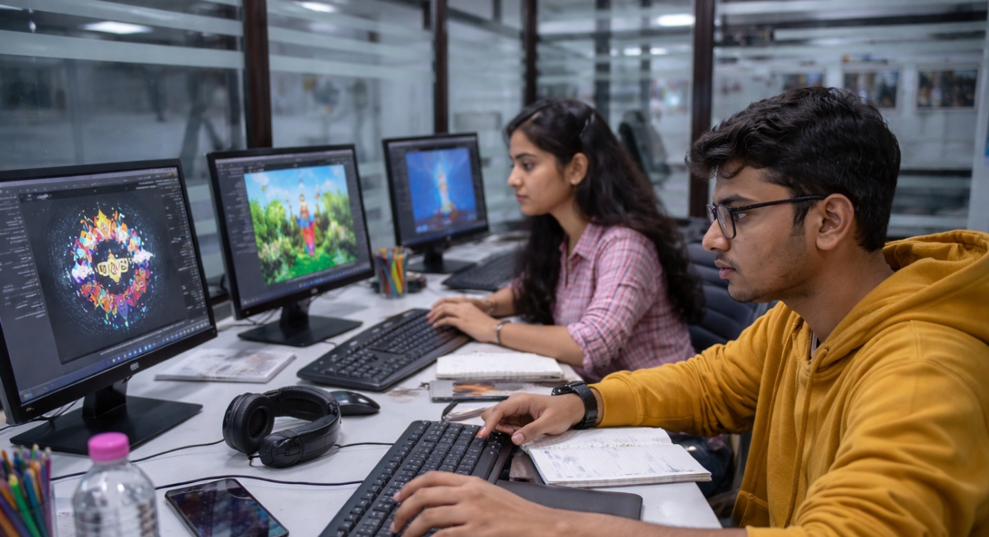 Student graphic design illustration portfolio